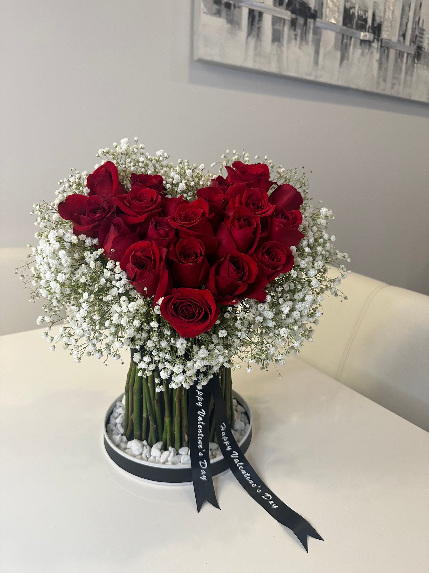 STANDING HEART ROSES