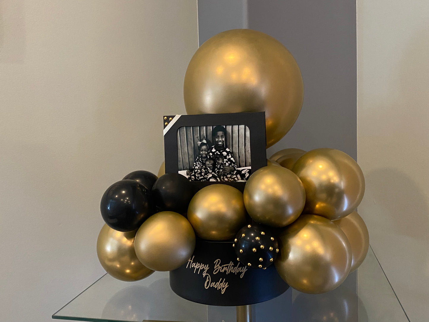 Small Balloon and Photo arrangement